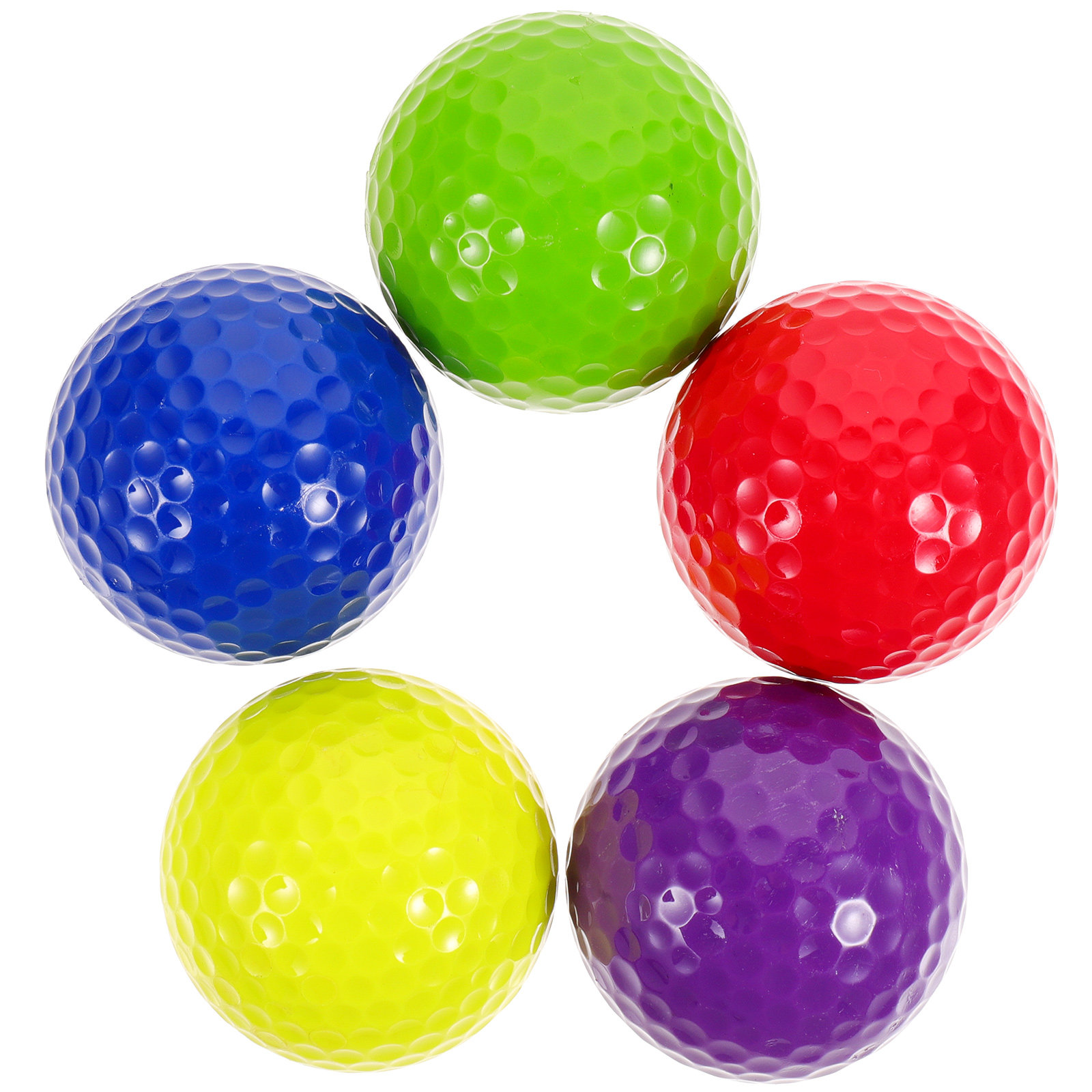 Golf Exercise Equipment - 5 Buah Bola Golf Latihan Plastik