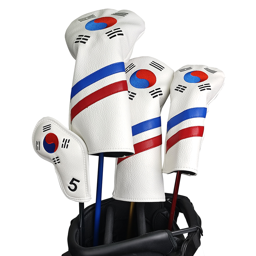 Headcover Driver - Set Penutup Kepala Tongkat Golf Patriotik