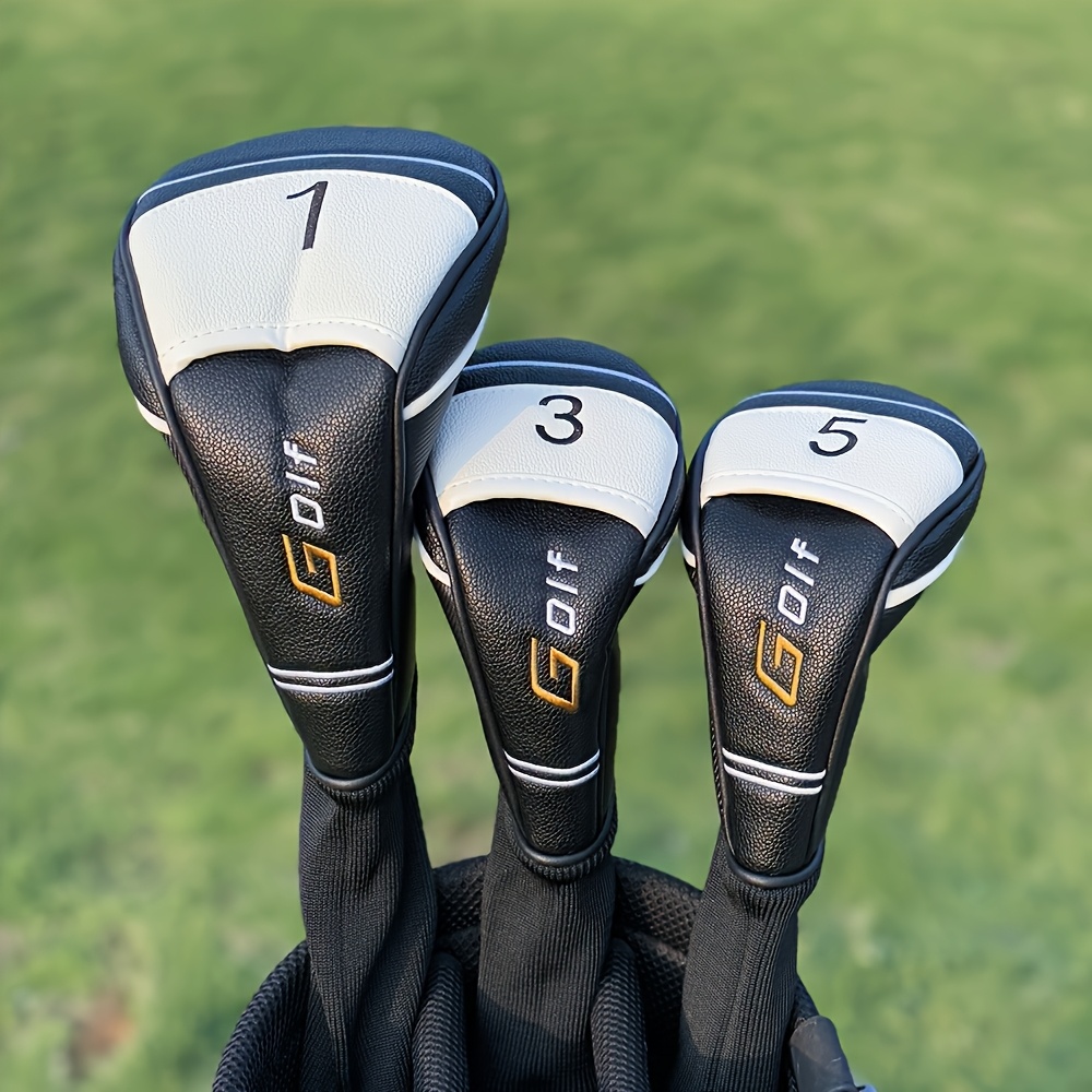 Headcover Driver - 1 Buah/3 Buah Penutup Kepala Golf
