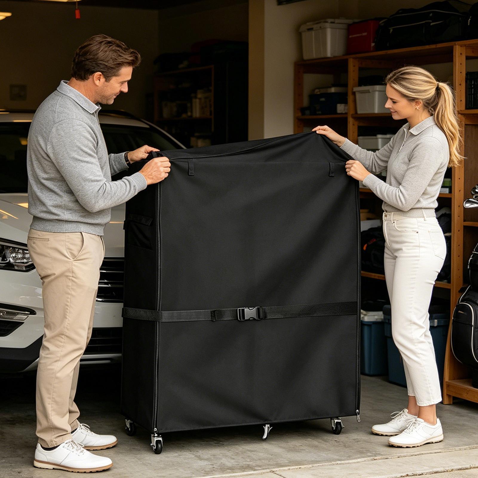 Golf Equipment Garage Organizer - Penutup Debu untuk Rak Penyimpanan Golf