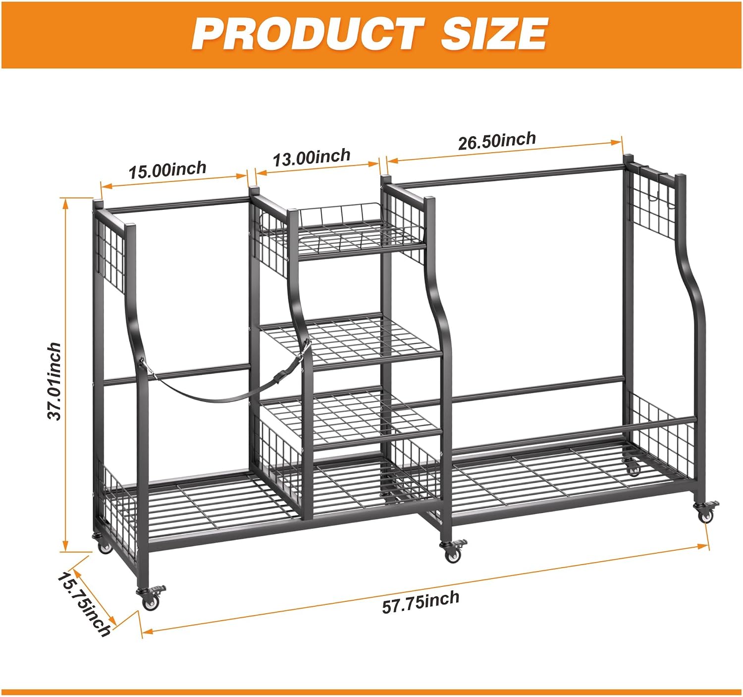 Rak Penyimpanan Tas Golf, Orga - Golf Equipment Garage Organizer ulasan dan harga