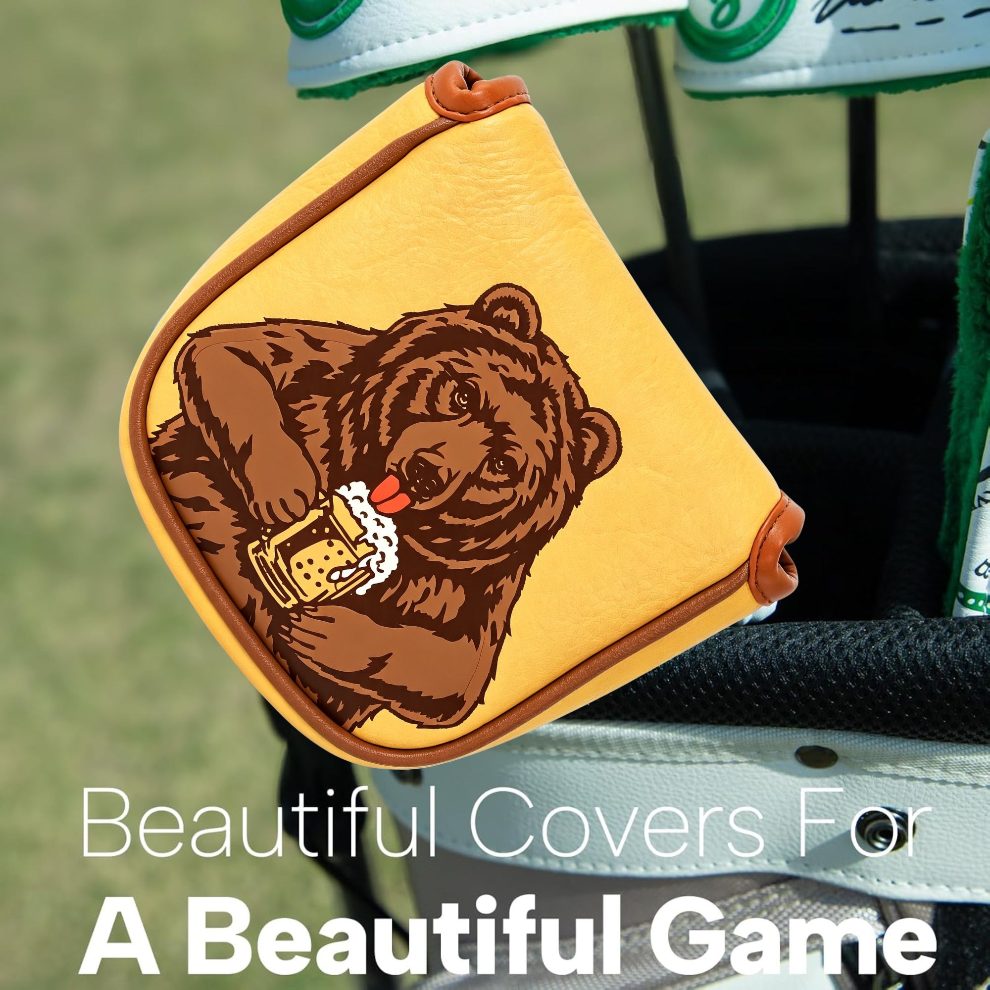Penutup Kepala Putter Golf Bor - Headcover Driver ulasan dan harga