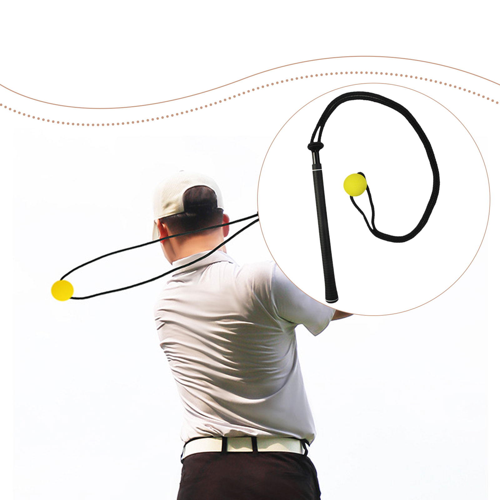 Alat Bantu Latihan Tali Elasti - Golf Equipment Beginners ulasan dan harga