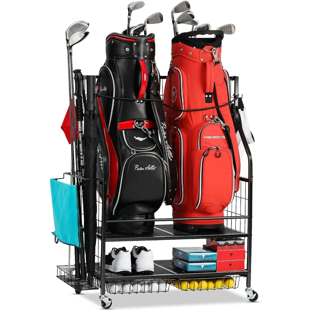 -Penyelenggara Garasi Penyimpa - Golf Equipment Garage Organizer ulasan dan harga