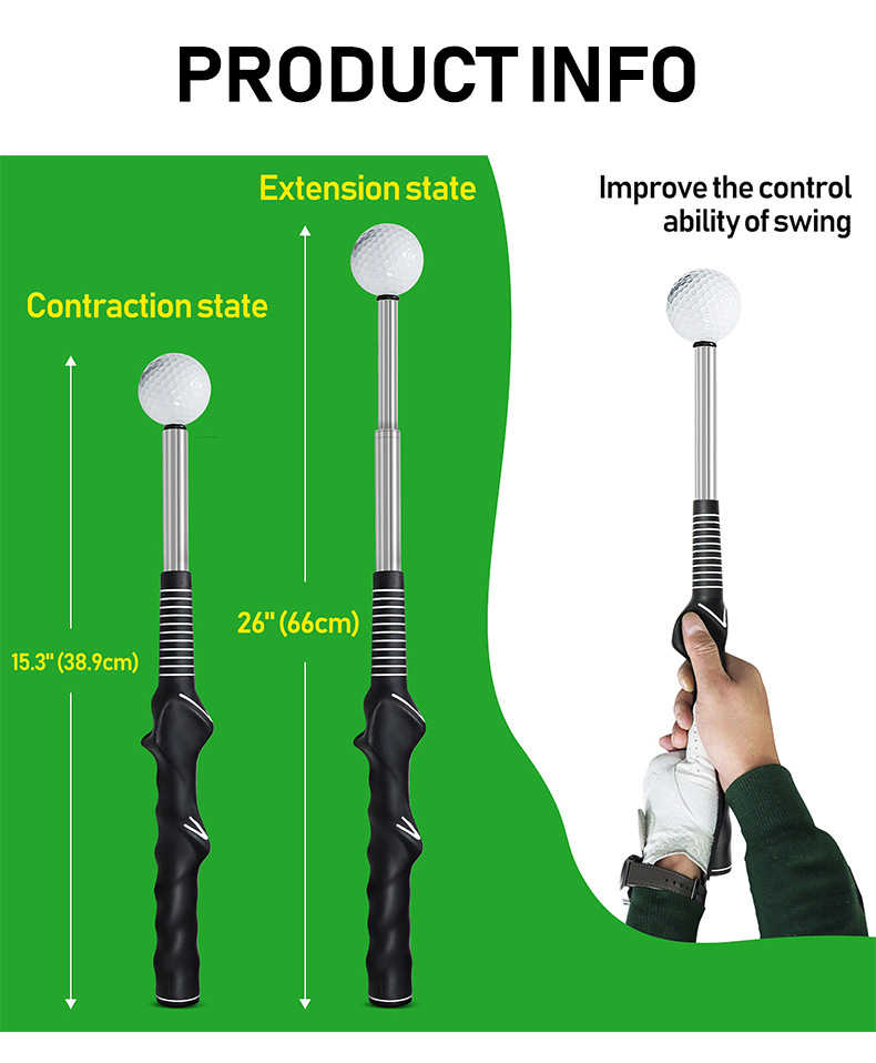 Pelatih Ayunan Golf Teleskopik - Golf Exercise Equipment ulasan dan harga